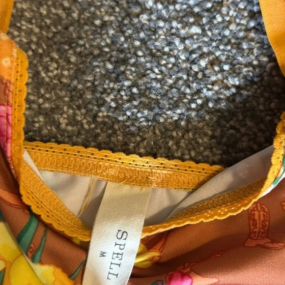 Spell Joshua Tree Bralette Floral Bikini Top - Picture 5 of 6